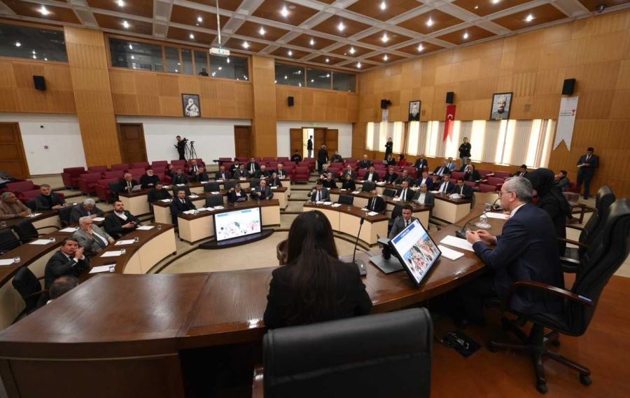 Kahramanmaraş Büyükşehir Belediyesi ocak ayı meclis toplantısı yapıldı