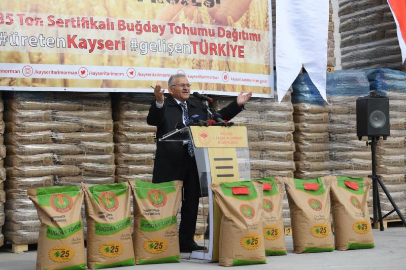 Kayseri Büyükşehir Belediyesi tarım ve hayvancılığa 226 milyon 172 bin lira destek sağladı
