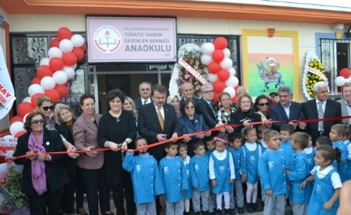 Türkiye Yardım Sevenler Derneği Anaokulu açıldı