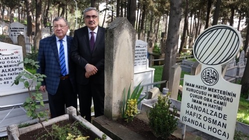 Sandalzade Hafız Osman Kabri Başında Anıldı