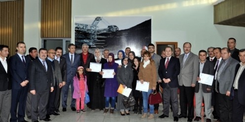 Elbistan`da girişimcilere sertifika töreni