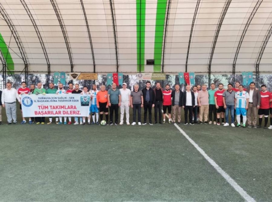 Sağlık Çalışanları Futbol Turnuvası başladı