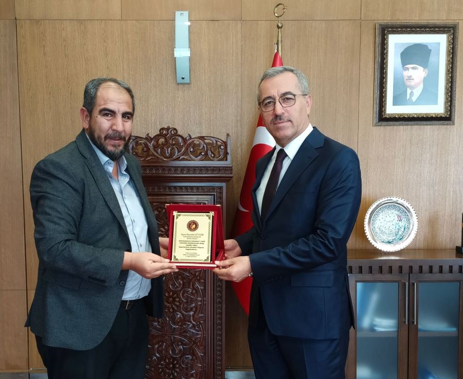 Kahramanmaraş Balıkçılar Derneği Başkanı İbrahim Sarı’dan Güngör’e ziyaret
