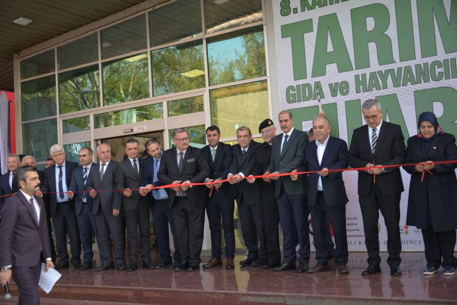 Kahramanmaraş 8. Tarım, Gıda ve Hayvancılık Fuarı açıldı