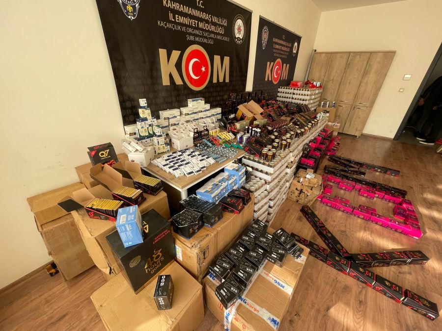 Kahramanmaraş’ta 1.3 milyon değerinde kaçak cinsel ürün ele geçirildi