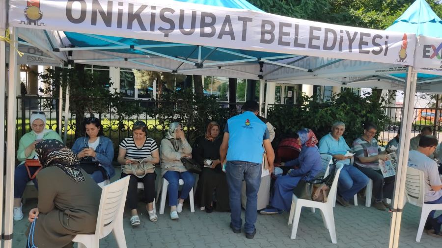 Onikişubat Belediyesi, öğrencilerin ve ailelerinin sınav heyecanına ortak oldu