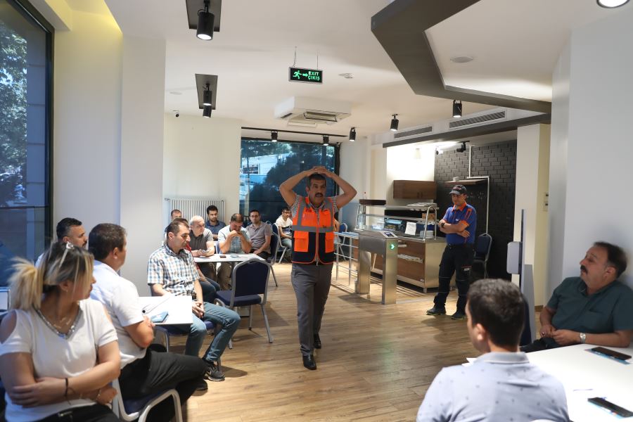 DEPREM TATBİKATI YAPILDI