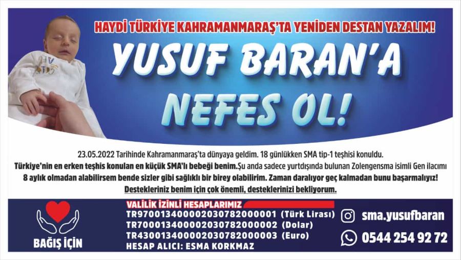 Yusuf Baran’a nefes ol !