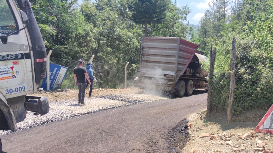 Andırın’da Yol Çalışmaları Devam Ediyor 