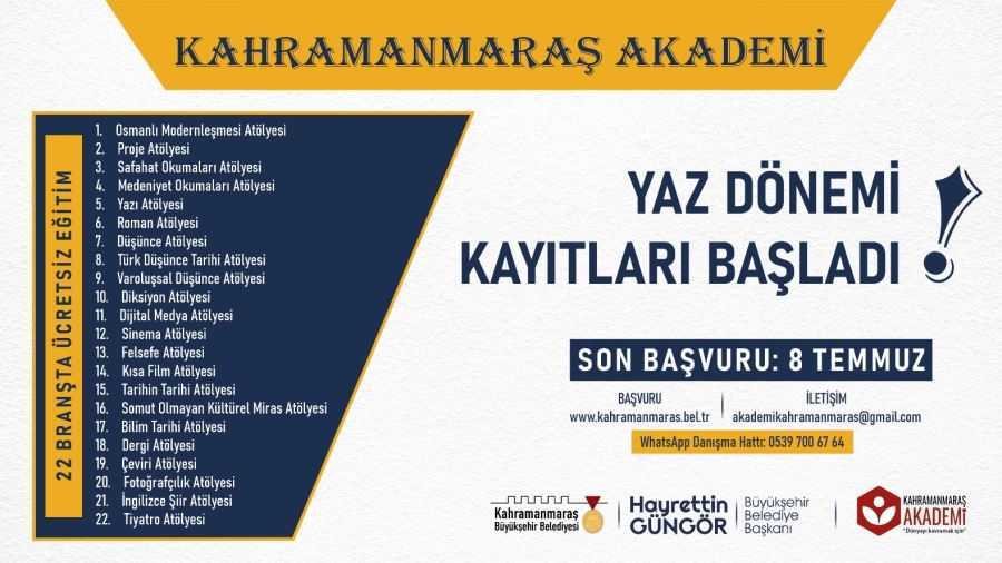 Başvurularda son gün, 8 Temmuz 