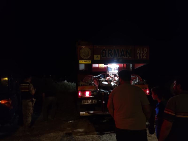 Hatay’da tarım arazisinde çıkan yangın söndürüldü