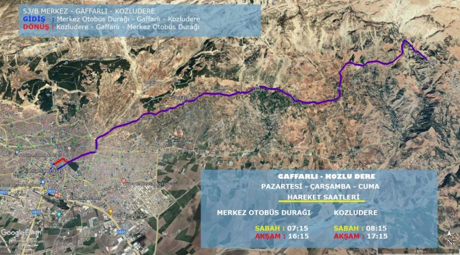 Gafarlı ve Kazma Bağları’na Yeni Ulaşım Hattı