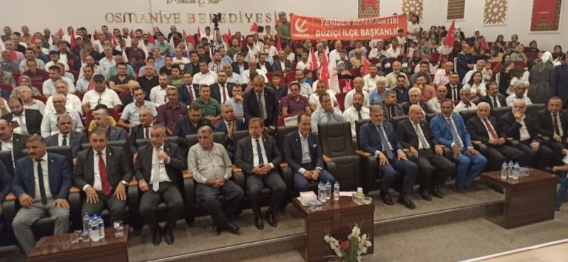 Yeniden Refah Partisi Genel Başkanı Fatih Erbakan, Osmaniye