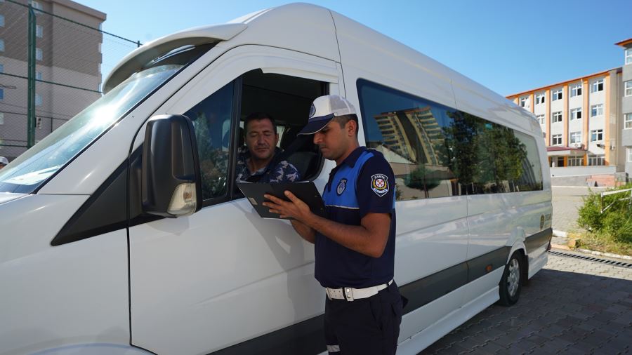 Zabıta’dan Öğrenci Servislerine Sıkı Denetim 