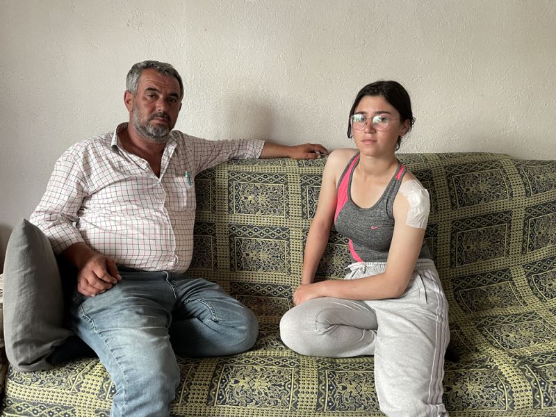 Yorgun mermi isabet eden çocuk yaralandı 