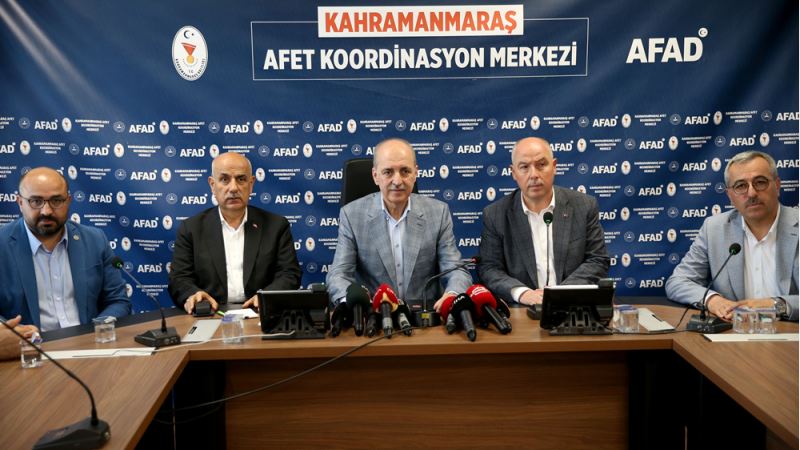 TBMM Başkanı Kurtulmuş, Kahramanmaraş