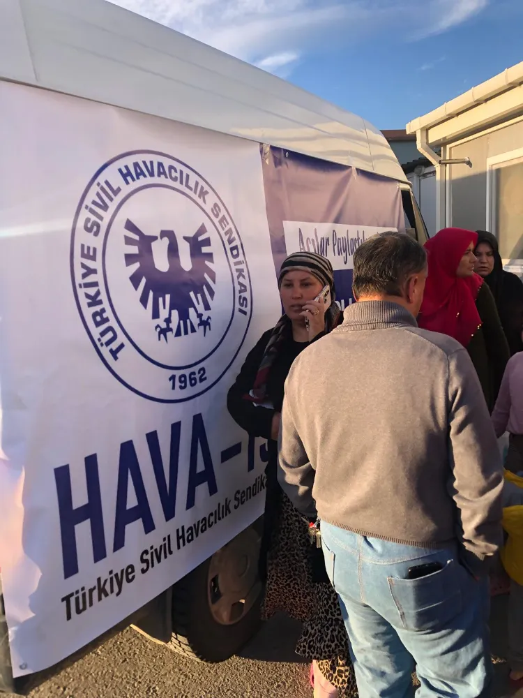 Hava-İş Depremzedelerin yanında!