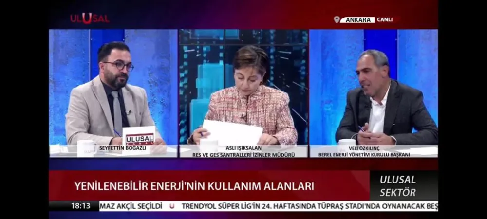 Hemşehrimiz Işıksalan “ULUSAL TV”de