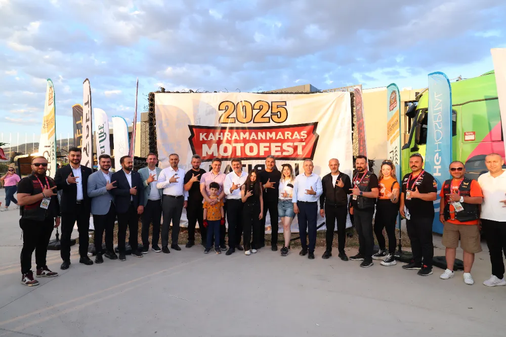 Kahramanmaraş Motofest’i 3 günde 78 bin vatandaş ziyaret etti 