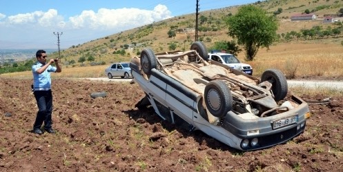 Trafik kazası, 2 yaralı