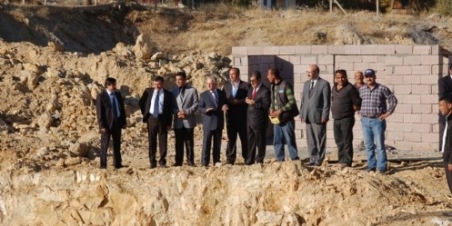 Afşin`de okul temel atma töreni