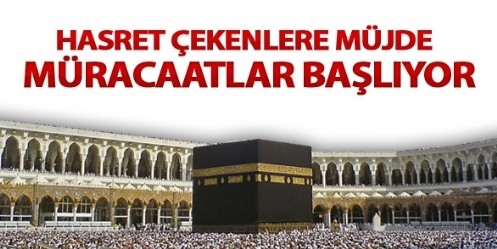 Hac Kayıtları Başlıyor 