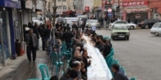 Cadde Esnafı Birlik-Beraberlik Yemeğinde Buluştu