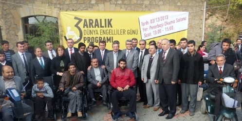 Engelliler gününde unutulmadılar