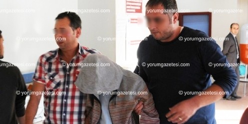 Katil zanlısı adliyeye sevk edildi