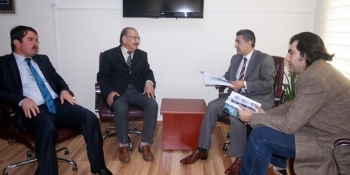 Okumuş, Kaymakam Akkoyun`u ziyaret etti 