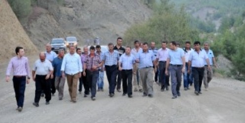 İsmailli Mahallesinden Erkoç`a Teşekkür