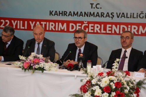 Kahramanmaraş 2022 Yılı Yatırım Değerlendirme Toplantısı Düzenlendi