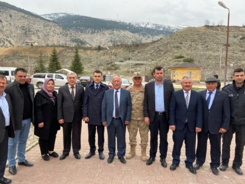 KSÜ Üniversitesi Rektörü Can, Çağlayancerit İlçe Protokolüyle Bir Araya Geldi