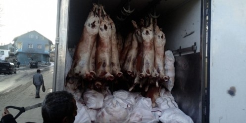 2 ton bozuk et ele geçirildi