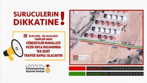 Büyükşehir`den Sürücülere Uyarı