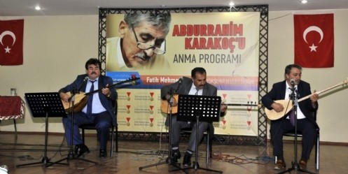 Abdurrahim Karakoç anıldı 