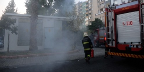 Trafoda yangın 