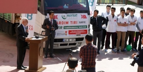 Bayırbucak Türkmenlerine 77. Yardım Tırı Yola Çıktı
