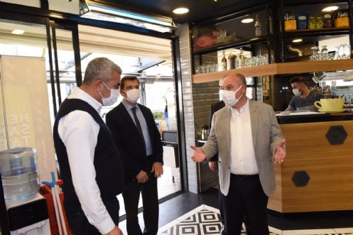 Vali Coşkun Lokanta ve Kafeterya İşletmecilerimizi Ziyaret Etti