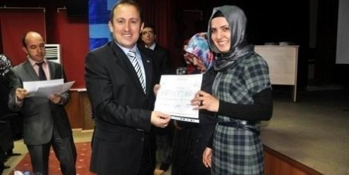 Kursalara katılanlara belgeleri törenle verildi
