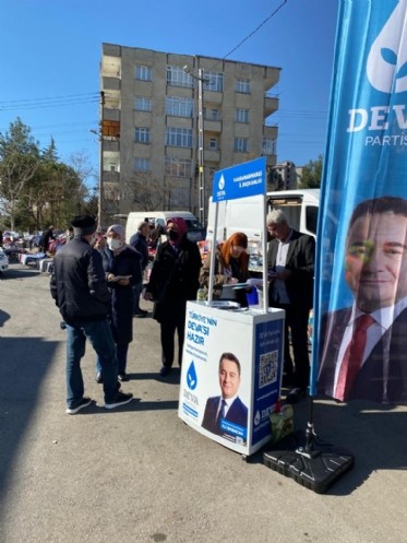 Deva Partisi Standtları Semt Pazarlarında Yoğun İlgiyle Karşılandı