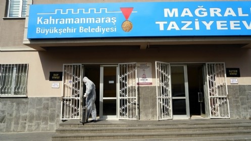Taziye Evleri Dezenfekte Ediliyor