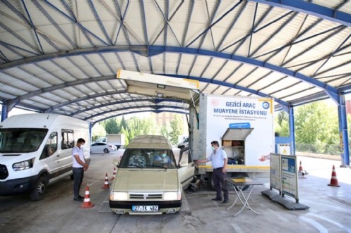 TÜV TÜRK Gezici İstasyonu Dulkadiroğlu`nda Hizmete Başladı