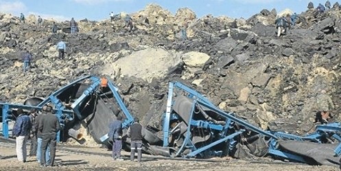 Çöllolar Kömür Sahası`ndaki Göçük