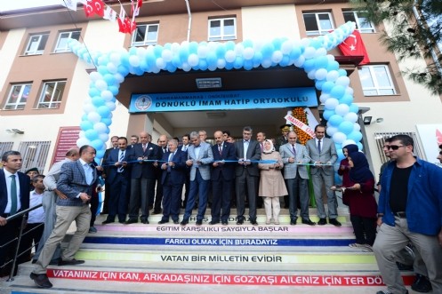 Dönüklü İmam Hatip Ortaokulu Eğitime Açıldı