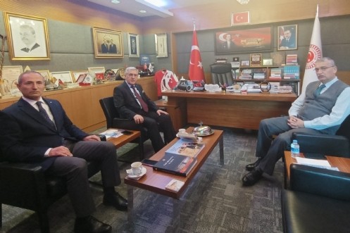 Güvenç ve Rektör Can`dan Kahramanmaraş`a Gübre Fabrikası Kurmak İçin Ankara`da Yoğun Mesai