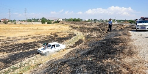 Elbistan`da trafik kazası, 1 yaralı 