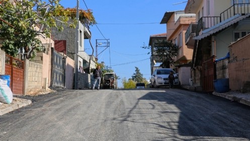 Pazarcık`ta Üstyapı Çalışmaları Hızla Sürüyor