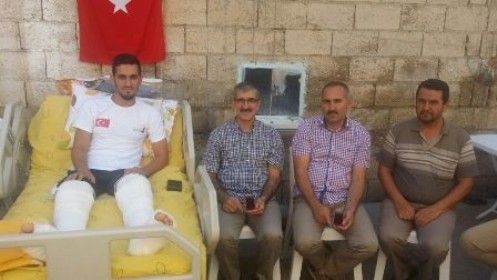 Darbe Mağduru Sporcuya Ziyaret 