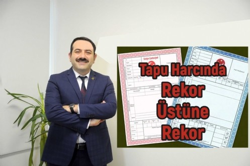 Tapu Harcında Rekor Üstüne Rekor